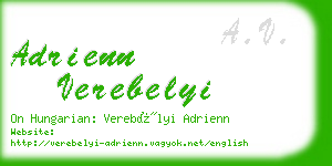 adrienn verebelyi business card